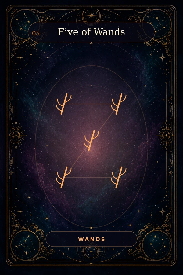 Five of Wands